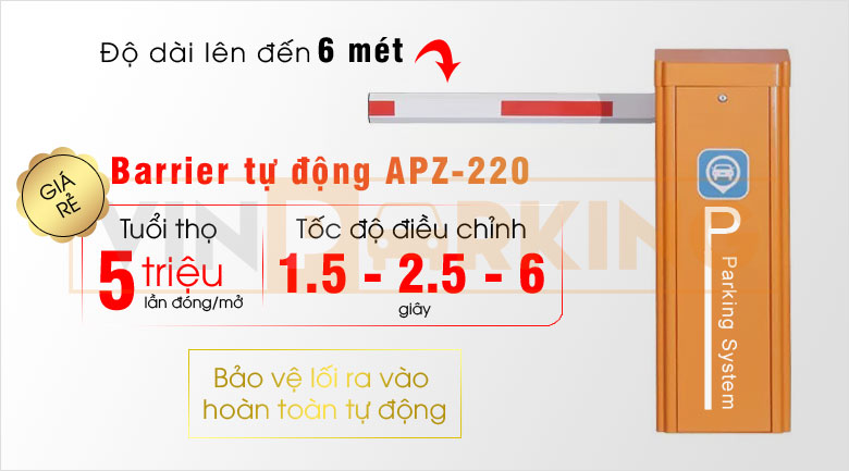 Barrier Tự Động Giá Rẻ APZ-220